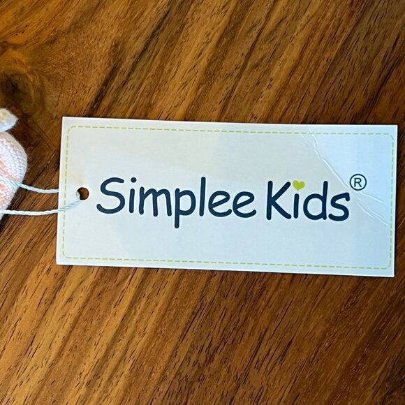 NWT Simplee Kids Thin Pink Eyelet Cardigan Sweater - Picture 2 of 9